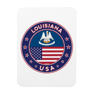 Magnet Flexible Louisiana, Louisiane, étui, autocollant, sac