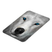 Magnet Flexible Loup Arctique (Côté Gauche)