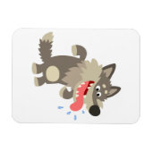 Magnet flexible Loup Cartoon très célèbre (Horizontal)