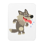 Magnet flexible Loup Cartoon très célèbre (Vertical)