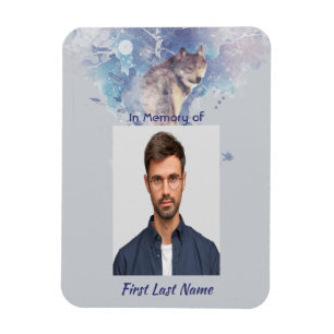 Magnet Flexible Loup commémoratif de conservation de poches - Reto