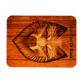 Magnet Flexible Loup de bois sculpté (Horizontal)