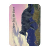 Magnet Flexible Loup de grand pays (Vertical)