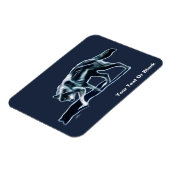 Magnet Flexible Loup foncé (Côté Gauche)