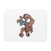 Magnet Flexible Loup-garou en course (Horizontal)