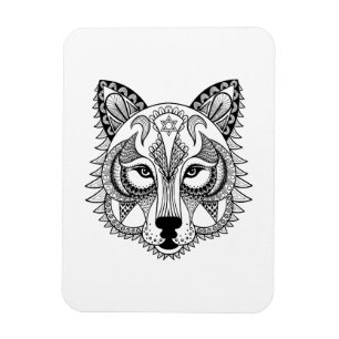 Magnet Flexible Loup inspiré