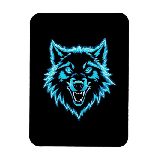 Magnet Flexible Loup Néon (Vertical)