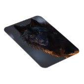 Magnet Flexible Loup noir (Côté Droit)