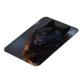 Magnet Flexible Loup noir (Côté Gauche)