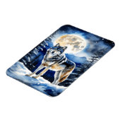 Magnet Flexible Loup sauvage (Côté Gauche)