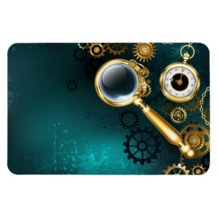 Magnet Flexible Loupe en style Steampunk