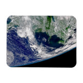 Magnet Flexible L'Ouragan Frances Sur Une Terre Partielle. (Horizontal)
