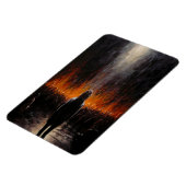 Magnet Flexible L'Outsider : Art abstrait dramatique (Côté Gauche)