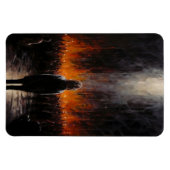 Magnet Flexible L'Outsider : Art abstrait dramatique (Horizontal)