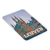 Magnet Flexible Louvain Belgique Photo Vintage (Côté Droit)