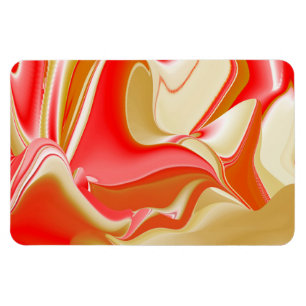 Magnet Flexible Love and Gold Abstrait 3D Rainbowart