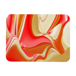 Magnet Flexible Love and Gold Abstrait 3D Rainbowart