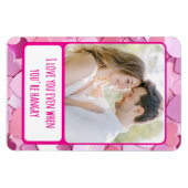 Magnet Flexible Love Heart Confetti Vous êtes passionné Flexible (Horizontal)