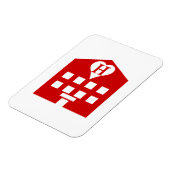 Magnet Flexible Love Hotel Japanese Emoji (Côté Gauche)