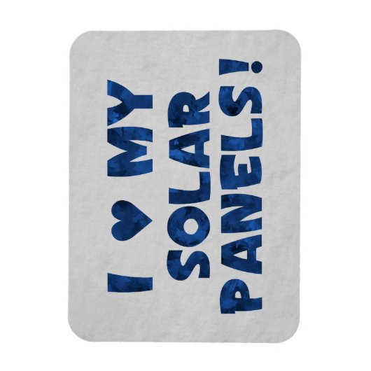 Magnet Flexible Love My Solar Panels (Vertical)