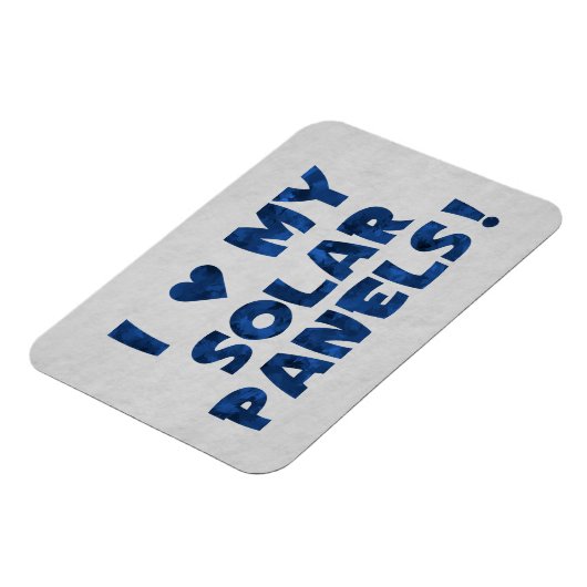 Magnet Flexible Love My Solar Panels (Côté Gauche)