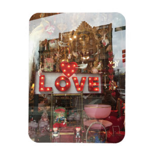 Magnet Flexible LOVE NYC Valentine's Day Store Fenêtre Coeur Signe