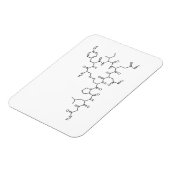 Magnet Flexible love ocytocine chemical formula chemiselement s (Côté Gauche)