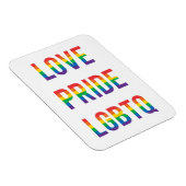 Magnet Flexible Love Pride LGBTQ (Côté Droit)