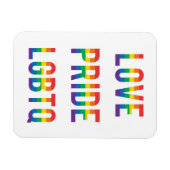 Magnet Flexible Love Pride LGBTQ (Horizontal)
