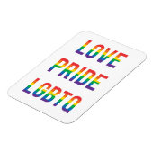 Magnet Flexible Love Pride LGBTQ (Côté Gauche)