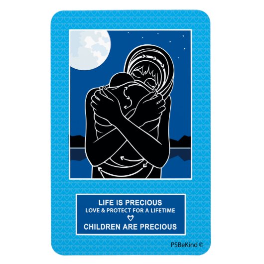 Magnet Flexible Love & Protect 2_Aimant flexible 4"x6" (Vertical)