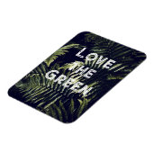 Magnet Flexible Love the Green : Vert foncé Fern Feuille Botanique (Côté Gauche)