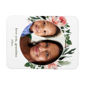 Magnet Flexible Love You Grand-mère Green Photo (Horizontal)