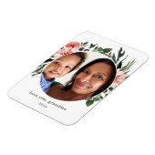 Magnet Flexible Love You Grand-mère Green Photo (Côté Gauche)