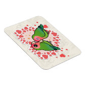 Magnet Flexible Lovebird Love Heart (Côté Droit)