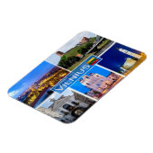 Magnet Flexible LT Lituanie Lettonie Lietuva - Vilnius - (Côté Gauche)