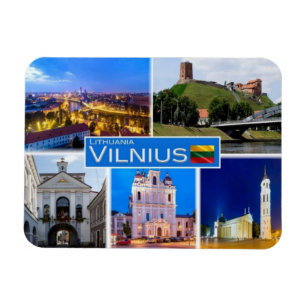 Magnet Flexible LT Lituanie - Vilnius -