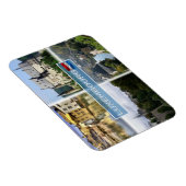 Magnet Flexible LU Luxembourg - Alzette - Château de Vianden - (Côté Droit)