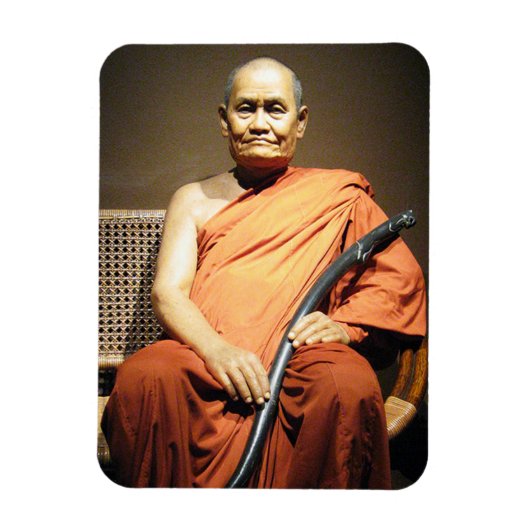 Magnet Flexible Luang Poo Cha Subhaddho ... Moine bouddhiste (Vertical)