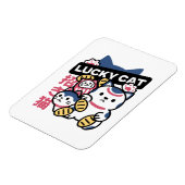Magnet Flexible Lucky Cat Maneki Neko – Japanese Fortune Cat (Côté Gauche)