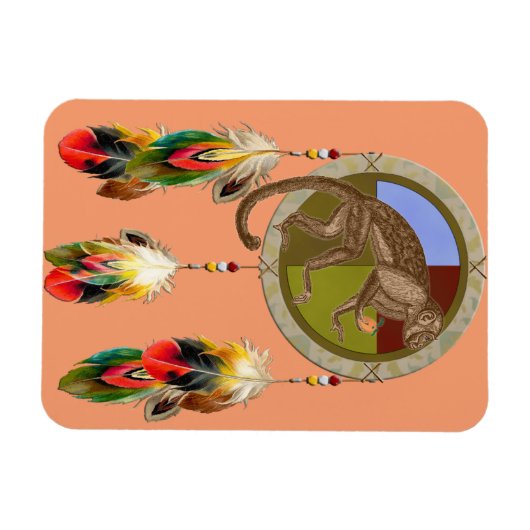 Magnet Flexible Lucky Dream Monkey (Horizontal)