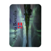 Magnet Flexible Lueurs boréales Norvège (Vertical)