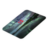 Magnet Flexible Lueurs boréales Norvège (Côté Gauche)