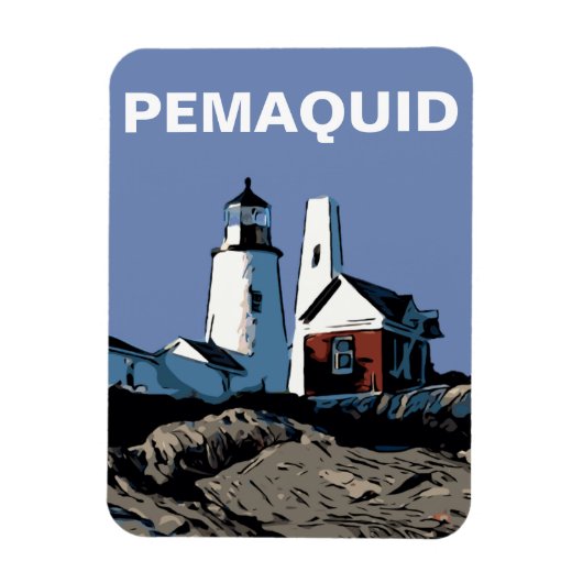 MAGNET FLEXIBLE LUMIÈRE DU POINT PEMAQUID (Vertical)