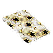 Magnet Flexible Lumière transparente avec étoiles or (Côté Droit)