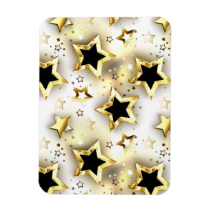 Magnet Flexible Lumière transparente avec étoiles or