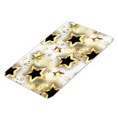 Magnet Flexible Lumière transparente avec étoiles or (Côté Gauche)