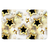 Magnet Flexible Lumière transparente avec étoiles or (Horizontal)