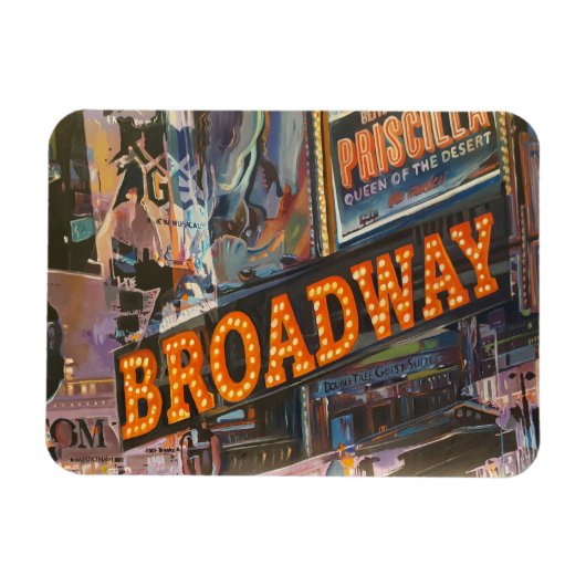 Magnet Flexible Lumières Broadway Neon (Horizontal)