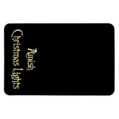 Magnet Flexible Lumières de Noël Amish (Horizontal)